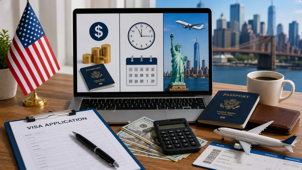 USA Tourist Visa Cost & Processing Time
