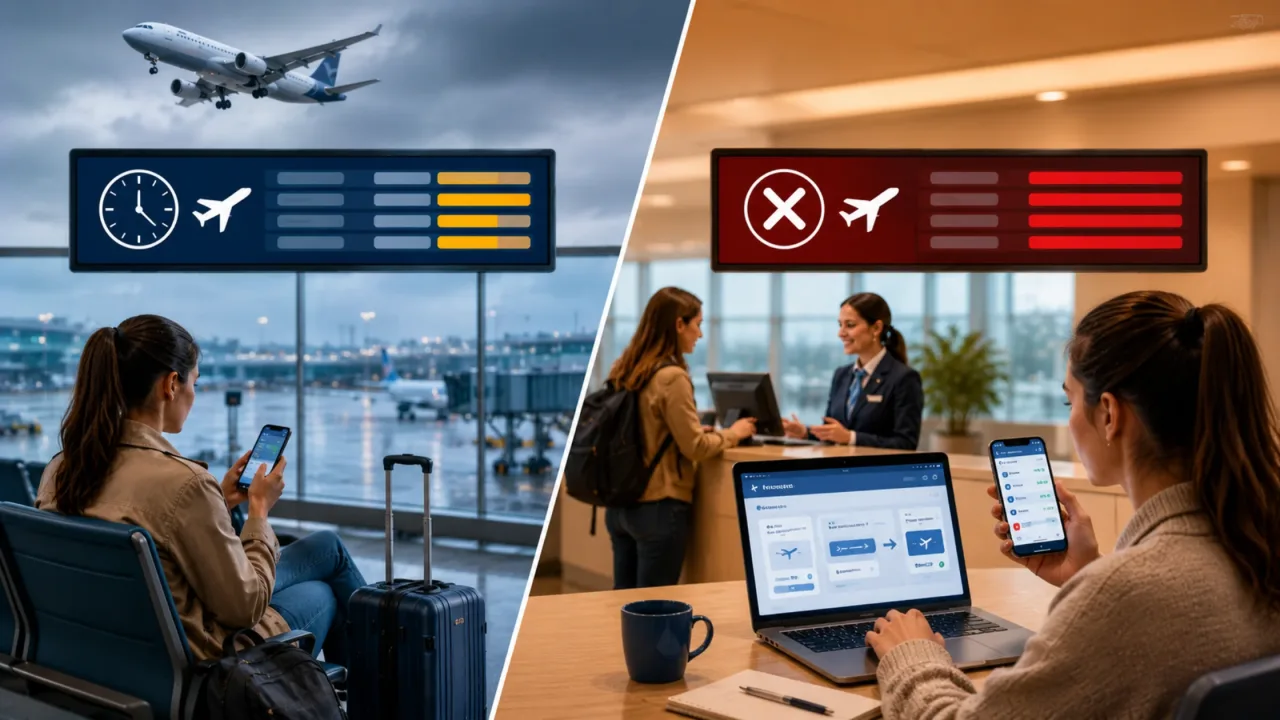 What to Do If Your Flight Is Delayed or Cancelled