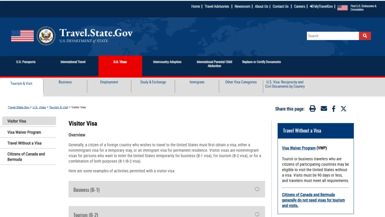 How to apply for the B1B2 visa
