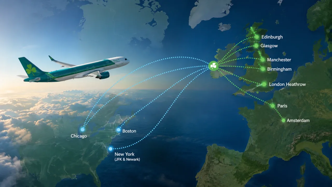 Popular Aer Lingus Routes
