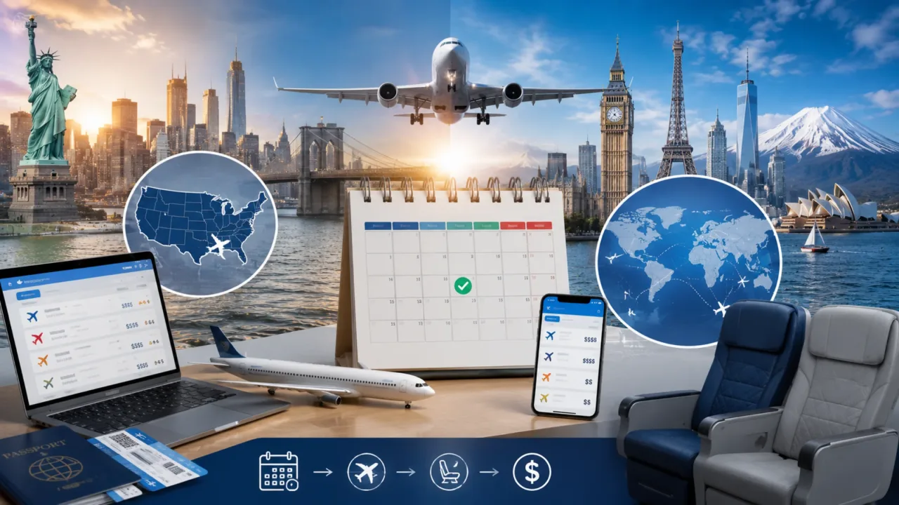 Cheapest Day to Book Flights Domestic vs International