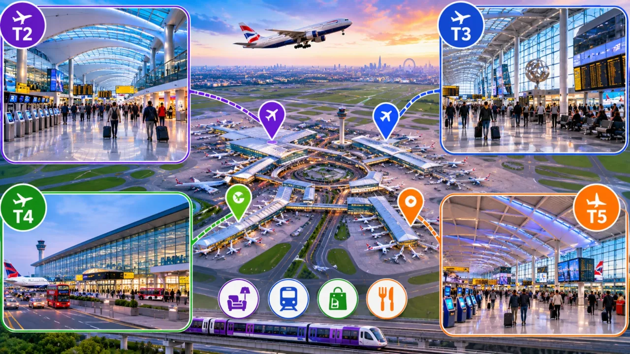 Heathrow's Four Terminals Explained