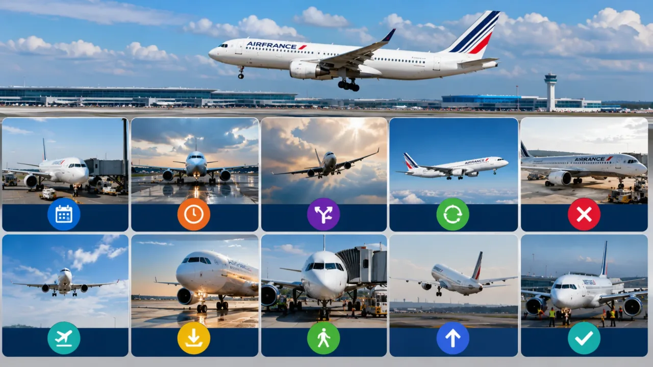 Air France Flight Status Descriptions