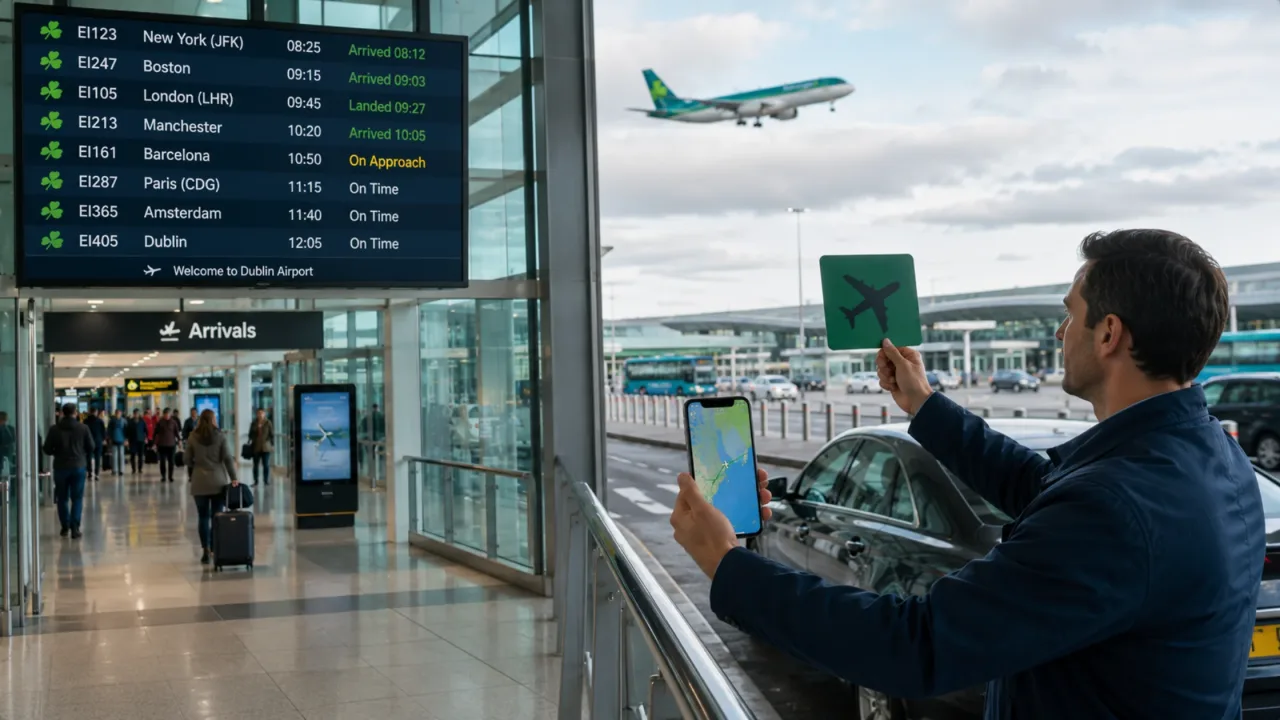 Tracking Aer Lingus Flights for Pickup or Drop-off
