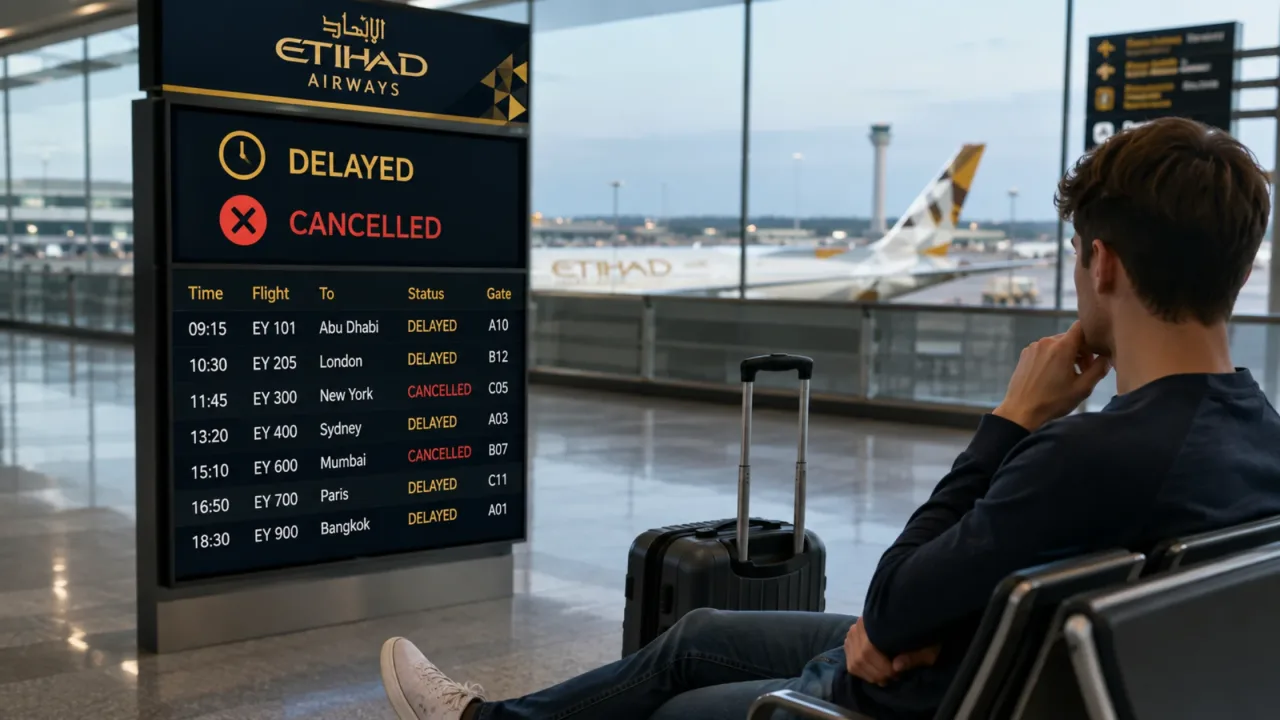 What to Do When Your Etihad Flight is Delayed or Canceled