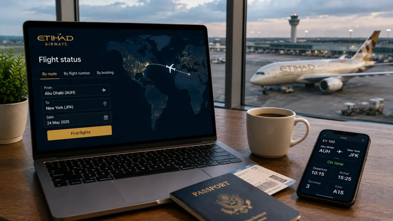 How to Check the Etihad Flight Status