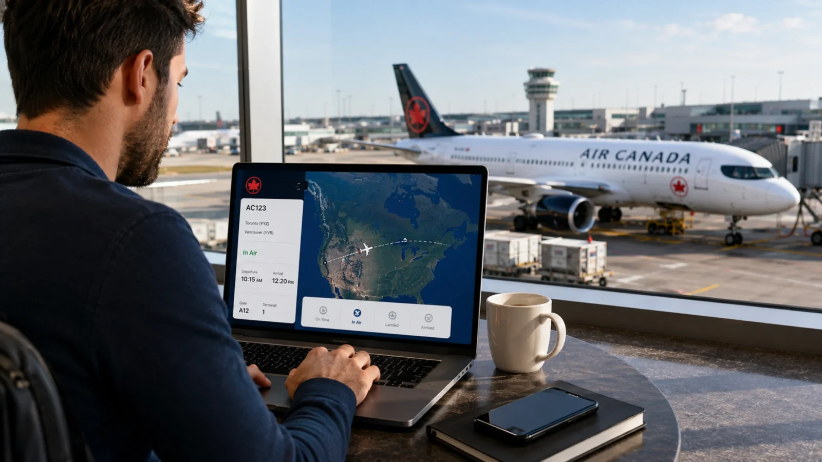 How to Track Air Canada Flight Status Online