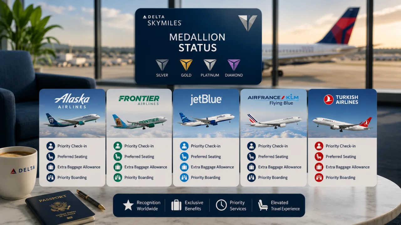 Airlines That Match Delta Medallion Status