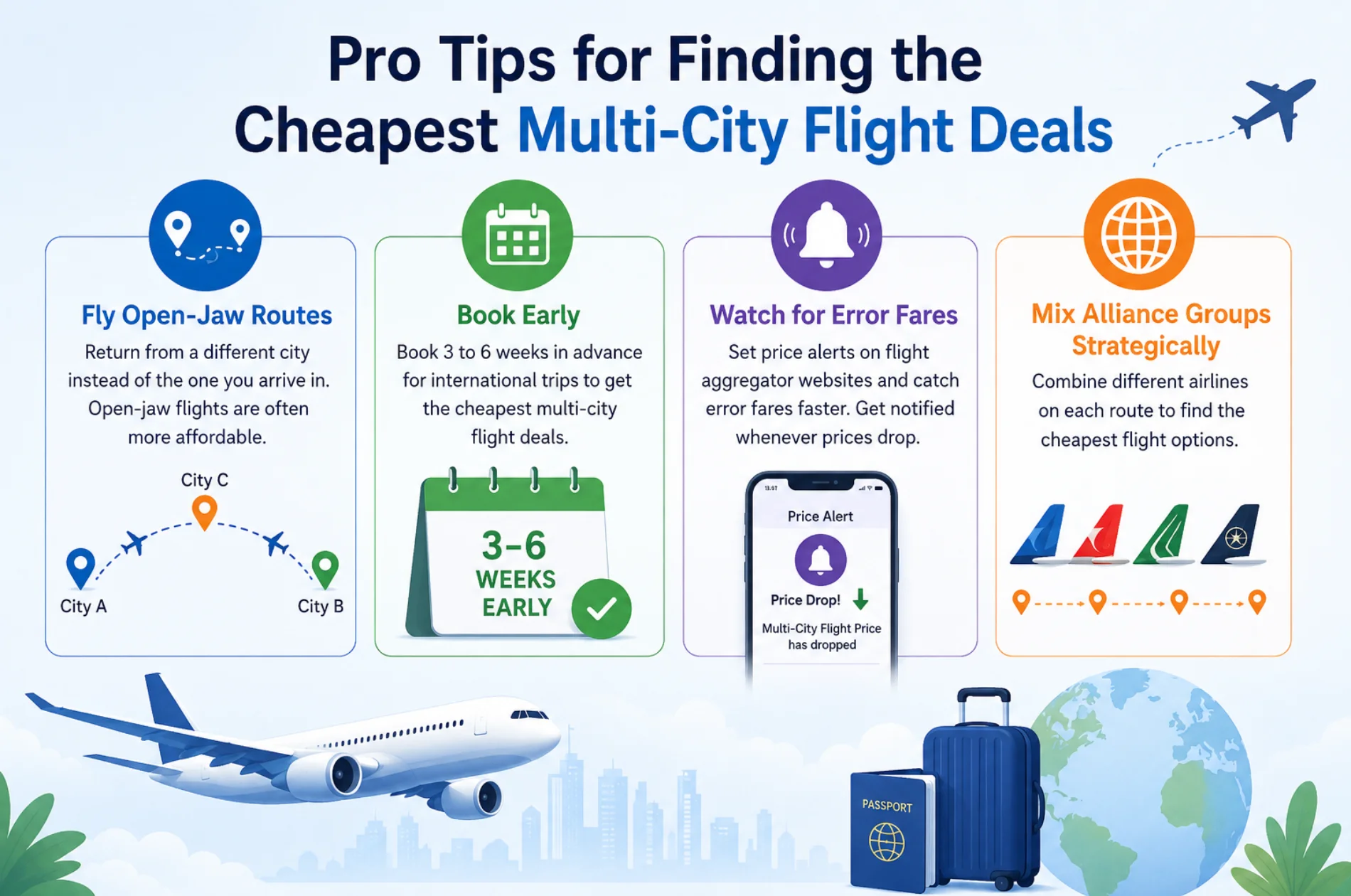 Pro Tips for Finding the Cheapest Multi-City Flight Deals
