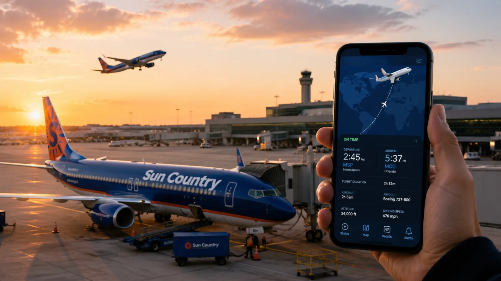 How to Track Sun Country Flight Status Online