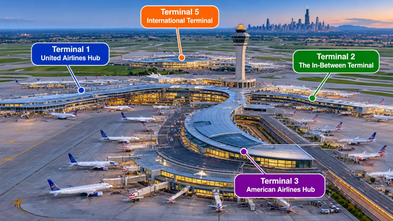How Many Terminals Does Chicago O’Hare Airport Have