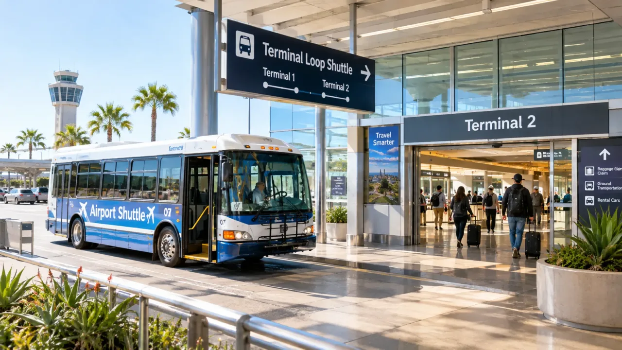 How Do You Get Around the Terminals at San Diego Airport