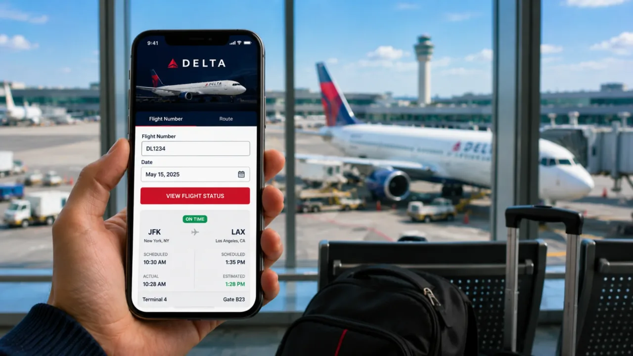 What Are The Ways To Check Delta Flight Status