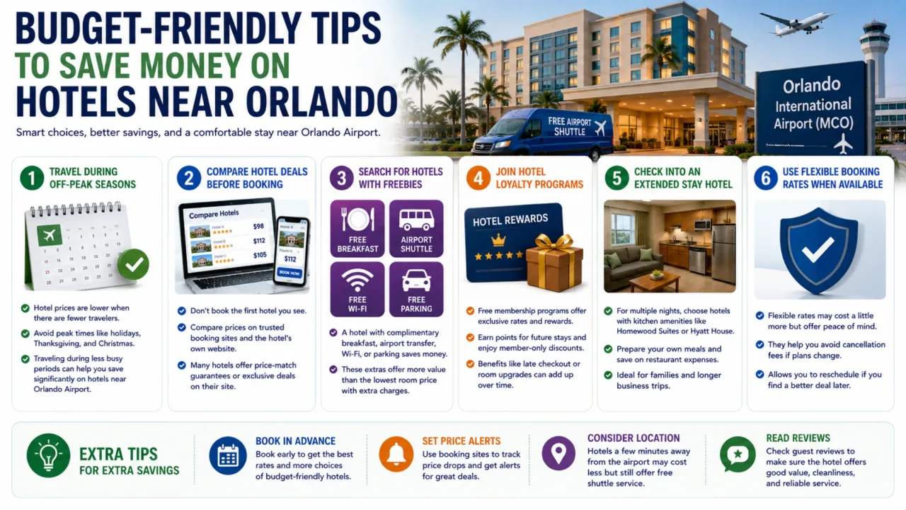 Budget-friendly tips to save money on Hotels near Orlando
