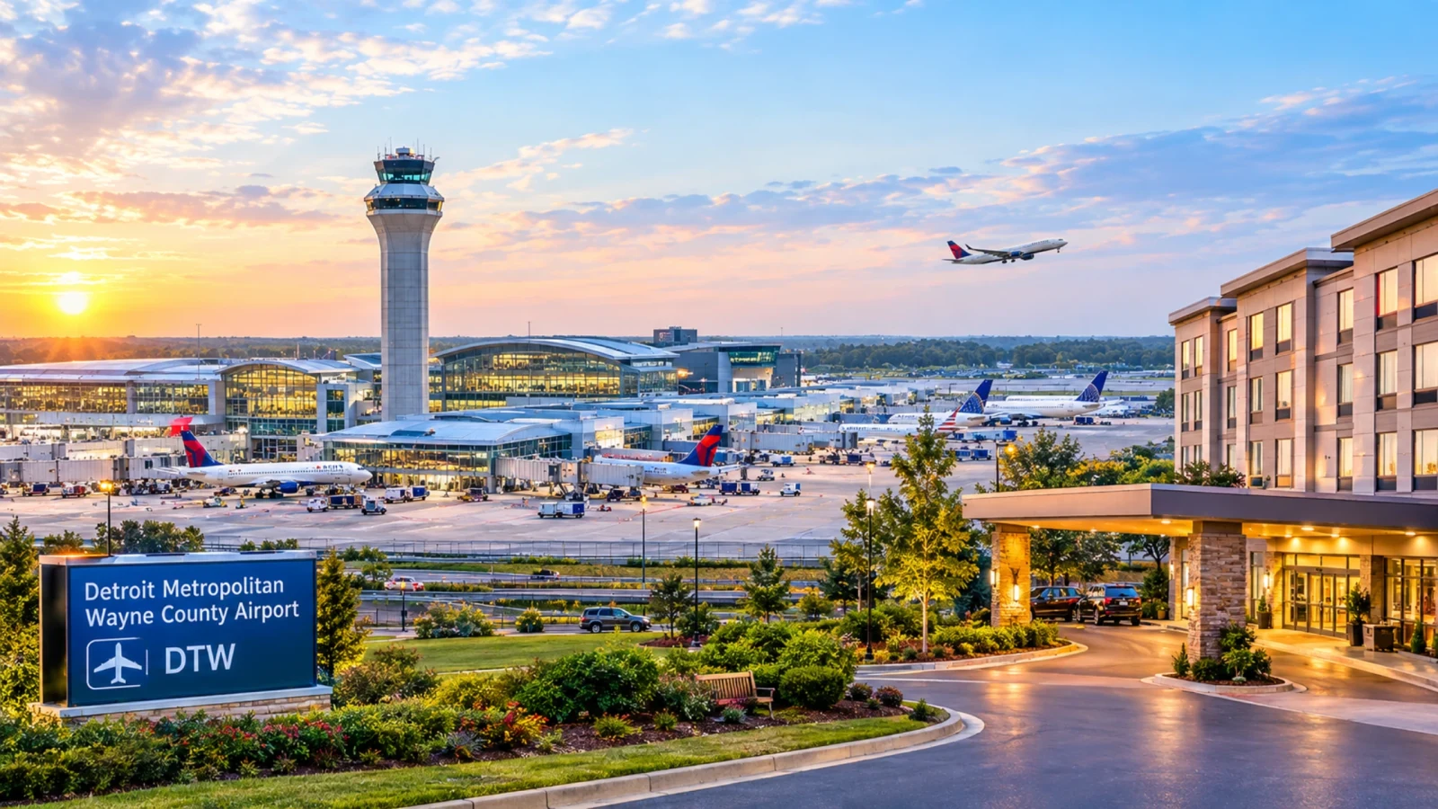Where to Sleep Before Your DTW Flight An Expert's Guide to Airport Hotels in Romulus