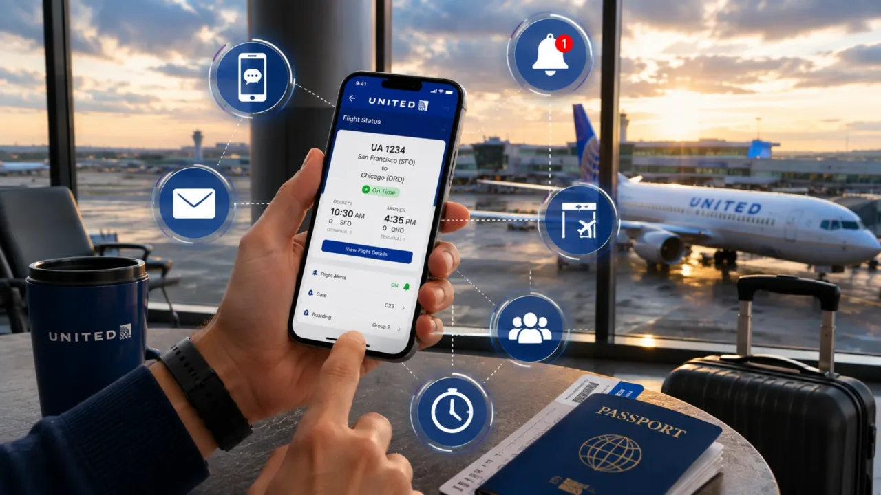 How to Get United Flight Status Notifications