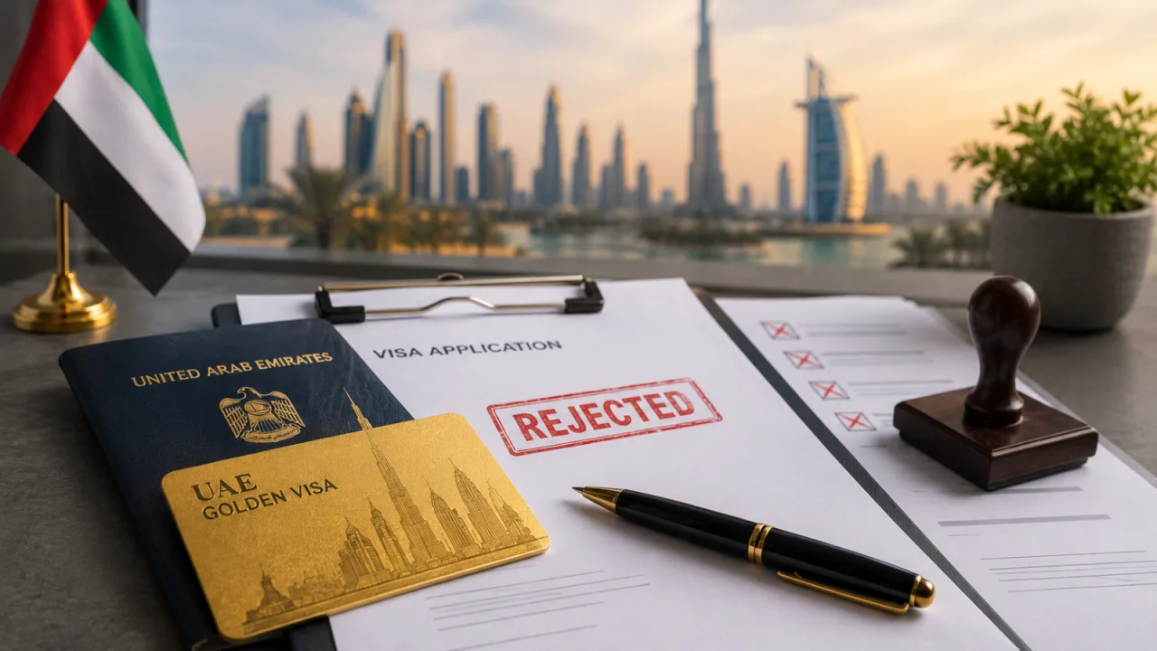 Most Common Reasons for Dubai Golden Visa Rejection