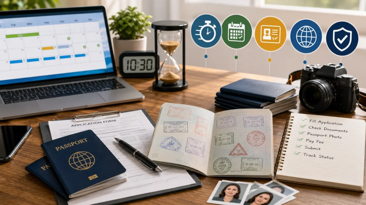 What are the processing times for a passport