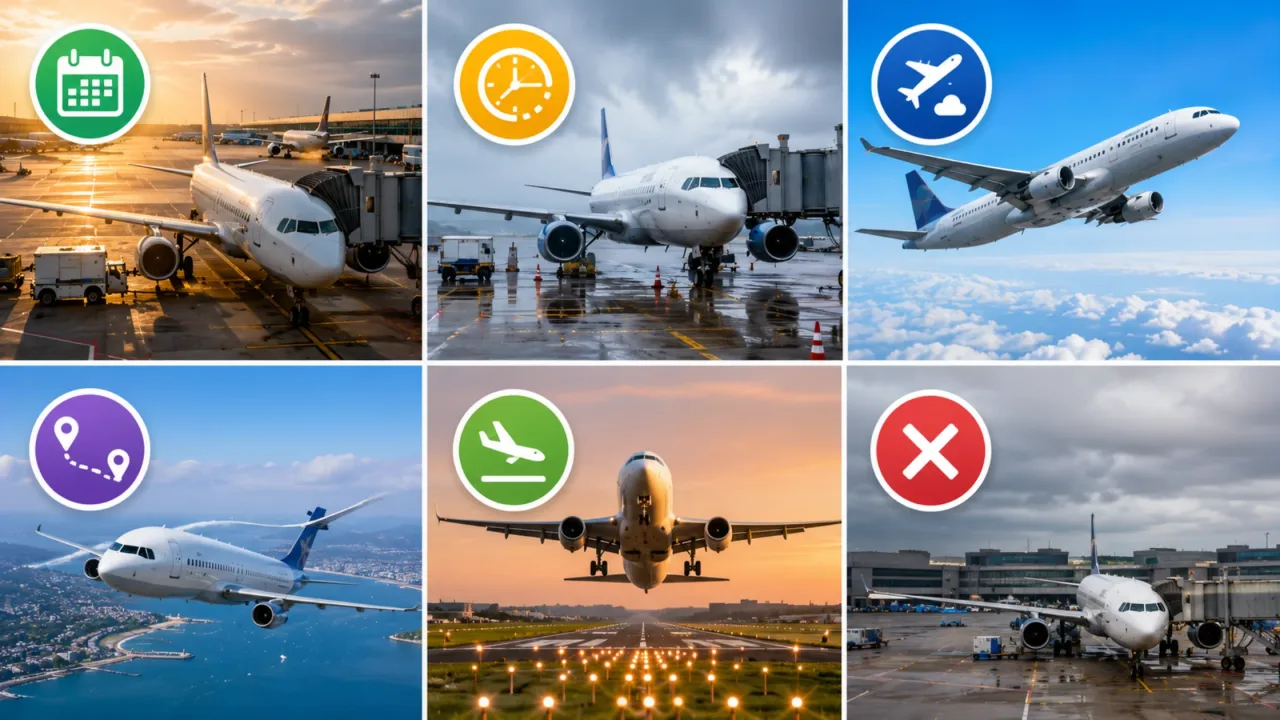 Aviation status explained - Common Terms Used