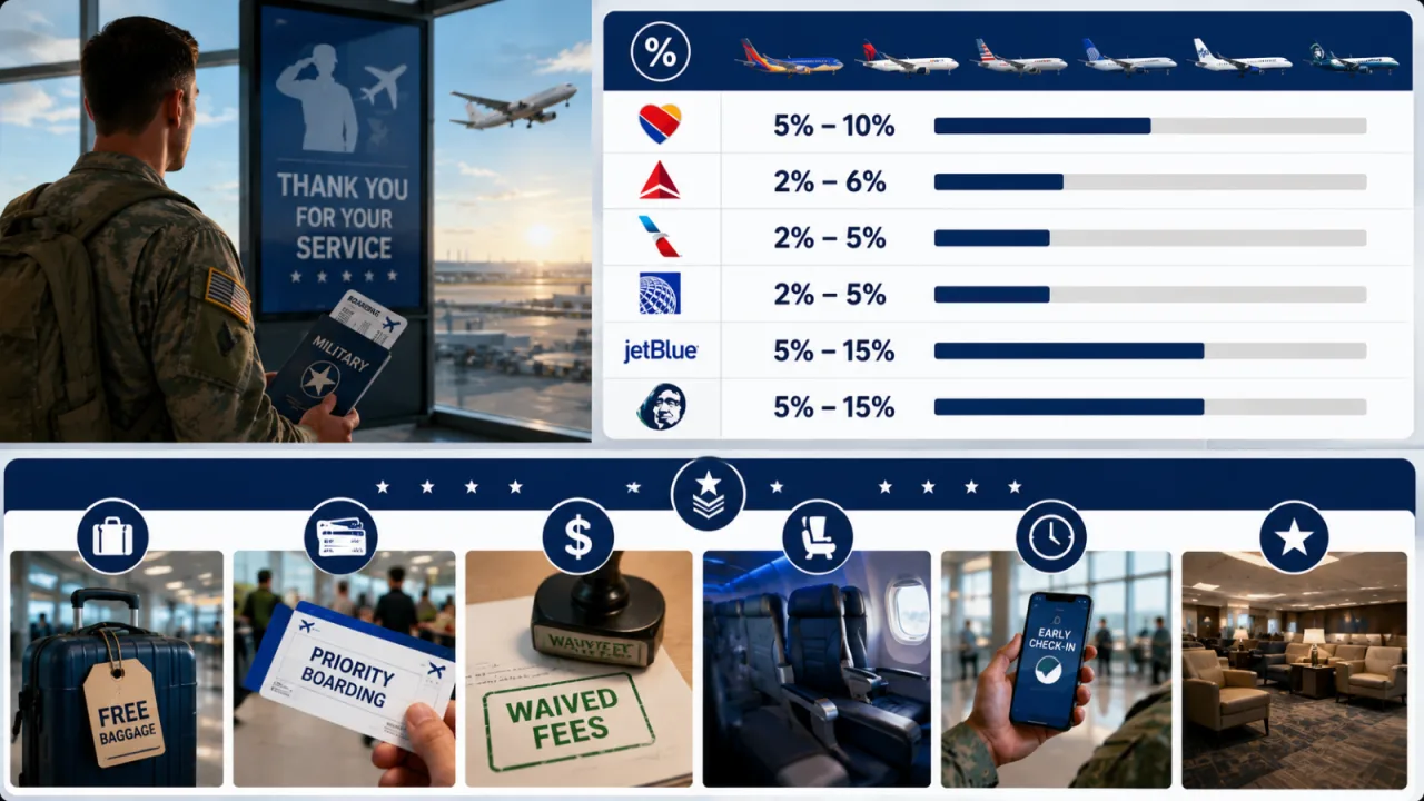 How Much Can You Save on Military Discount Flight Tickets