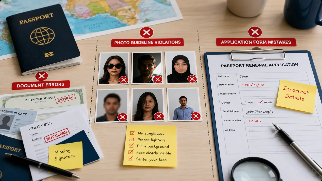 Common Mistakes to Avoid During Passport Renewal