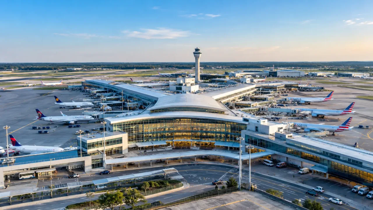Charlotte Airport Terminal and Concourses