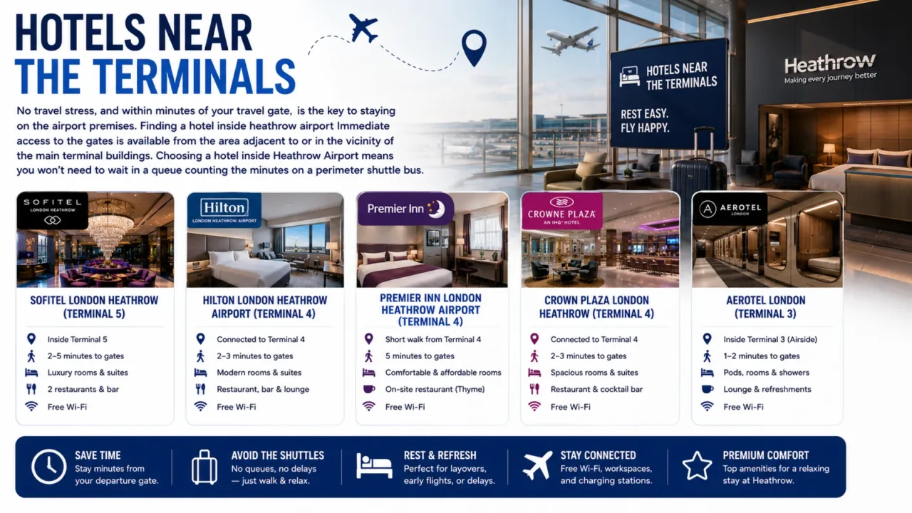 Hotels Near the Terminals