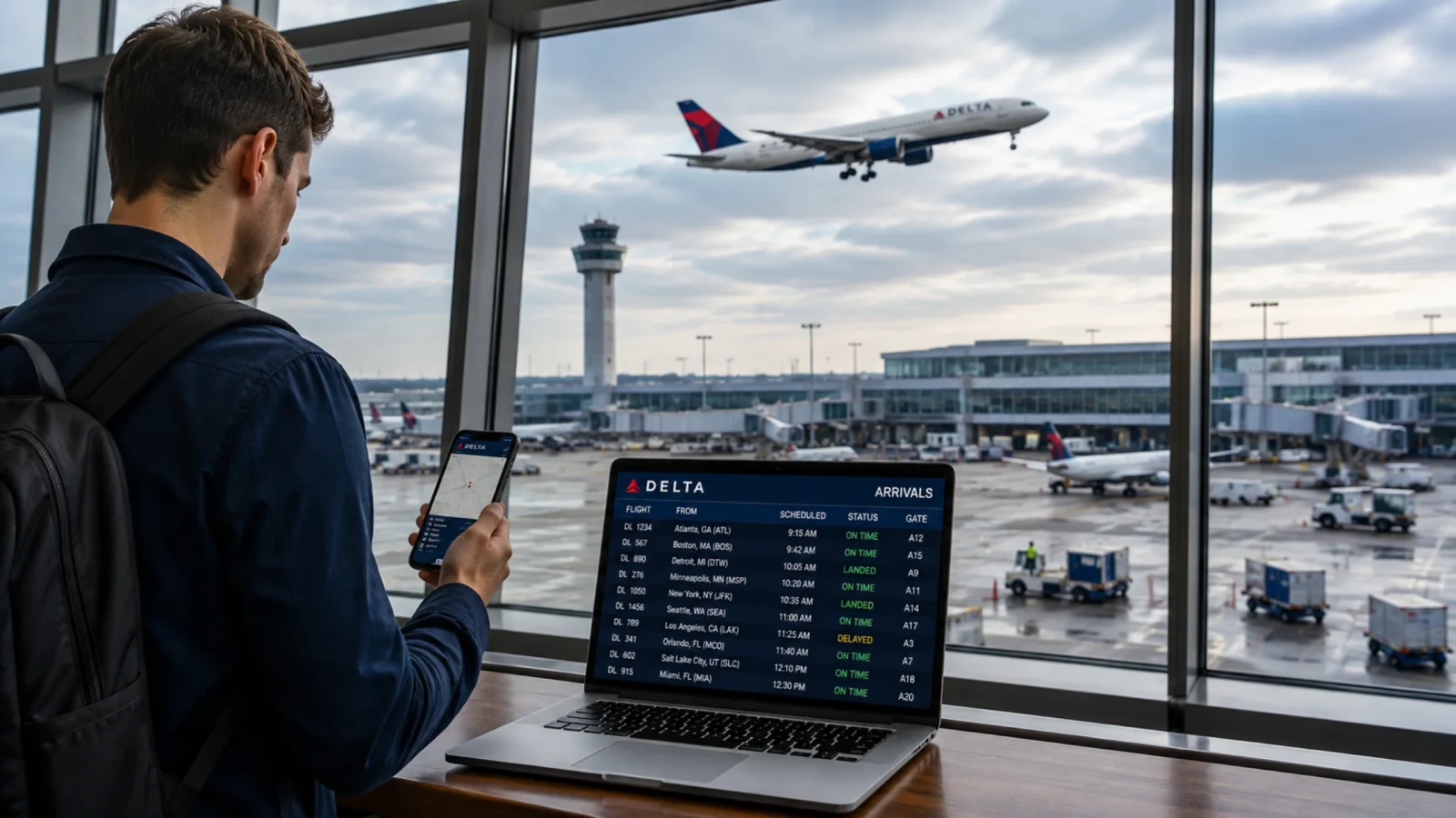 How to Track Delta Flight Arrivals Today Online